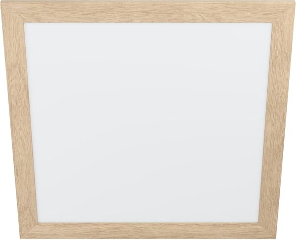 Eglo 99472 Deckenleuchte PIGLIONASSO braun L:64,5 B:64,5 H:5,5cm 4000K