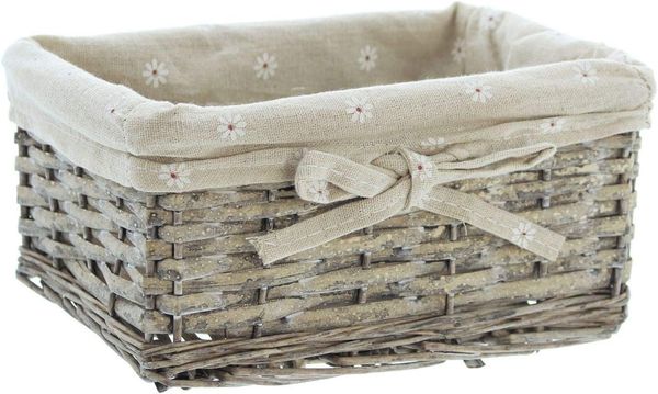 Füllkorb Blümchen Box Aufbewahrungskorb Schale Korb Flechtkorb Aufbewahrung 22cm