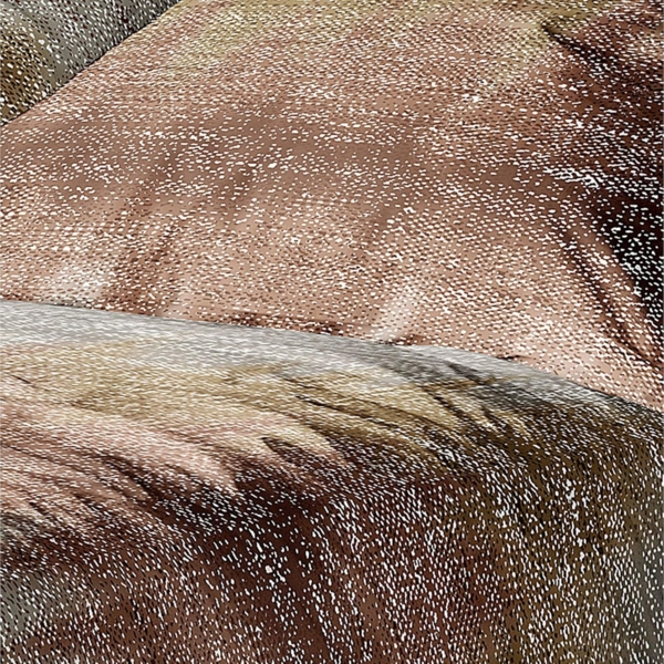 Irisette Feinbiber Bettwäsche Koala 135x200 Streifen kupfer rost grau 8546-50 Bild 6