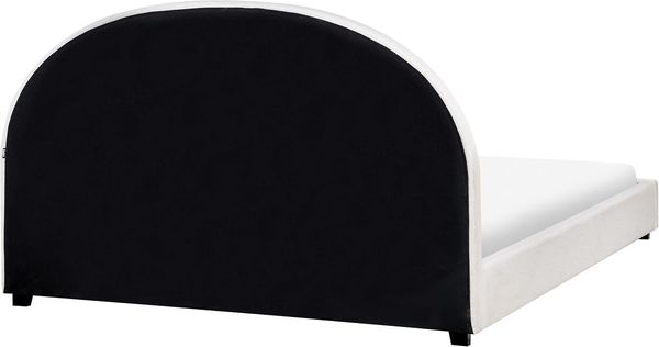 Wasserbett Stoff VAUCLUSE 180 x 200 cm Cremeweiß Bild 5