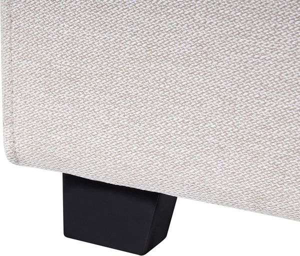 Wasserbett Stoff VAUCLUSE 180 x 200 cm Cremeweiß Bild 7