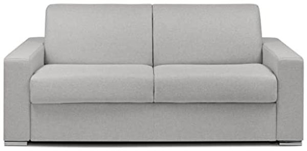 Vente-unique - CALITO Sofa Stoff Grau - B 223 cm94 cm x H 99 cm x L 194 cm Bild 4
