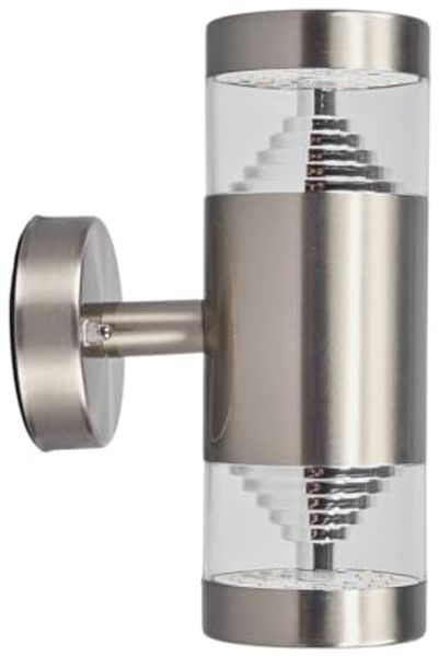 Lindby Außen-Wandleuchte Lanea, LED 9 W gesamt, warmweiß