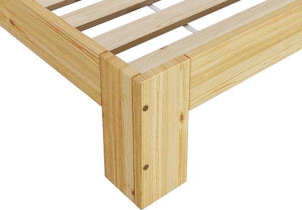 Futon, Einzel Bett 90 x 200 cm Kiefer massiv mit Rollrost, mit Matratze 60.67-09 M Bild 6