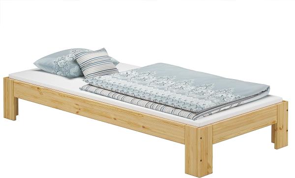 Futon, Einzel Bett 90 x 200 cm Kiefer massiv mit Rollrost, mit Matratze 60.67-09 M Bild 3