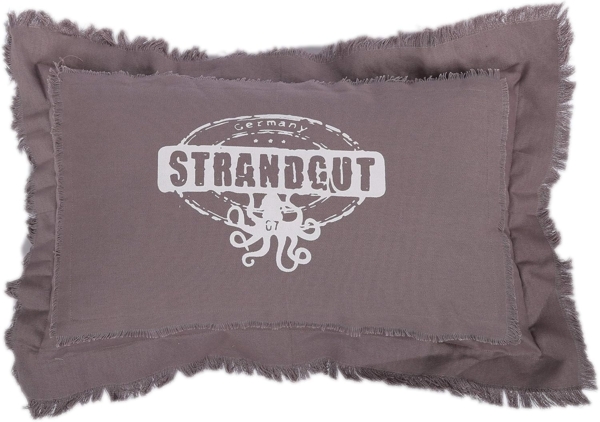 Home Feeling Dekokissen Strandgut07 Kissen mit Reißverschluss, 50x30 cm