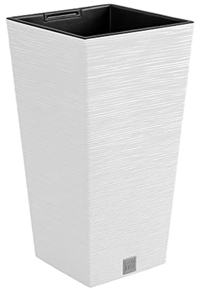 Prosperplast Blumentopf, Furu Square Blumentopf mit Einsatz 11,4L
