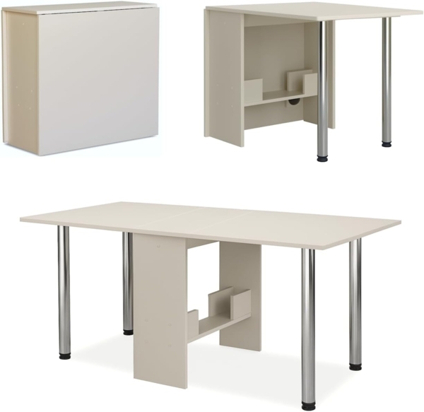 Rodnik Esstisch Amelie, klappbar, stabil & platzsparend, praktische abschraubbare Beine