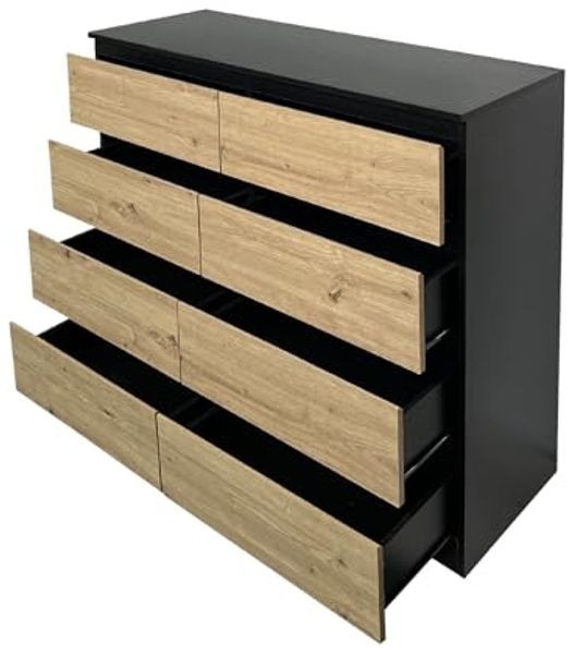 HTI-Living Kommode Kommode 8 grifflose Schubladen (Stück, 1 St, 1 Kommode), Sideboard Bild 4