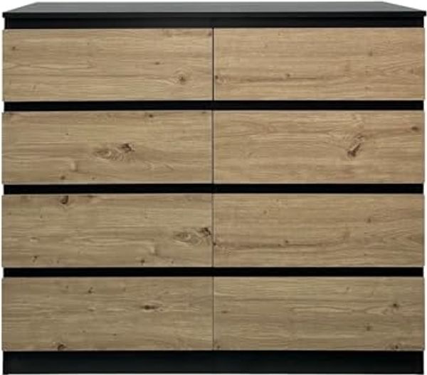 HTI-Living Kommode Kommode 8 grifflose Schubladen (Stück, 1 St, 1 Kommode), Sideboard Bild 3