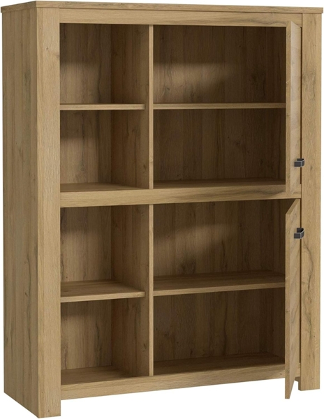 FORTE Havanna Regal, Holzwerkstoff, Braun, 111,7 x 143,7 x 42,2 cm Bild 4