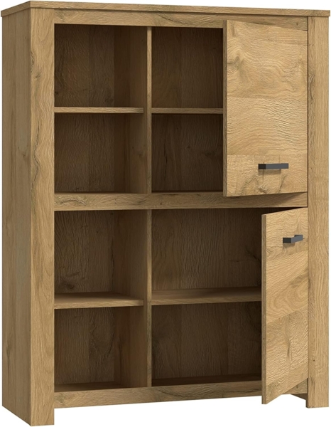 FORTE Havanna Regal, Holzwerkstoff, Braun, 111,7 x 143,7 x 42,2 cm Bild 5