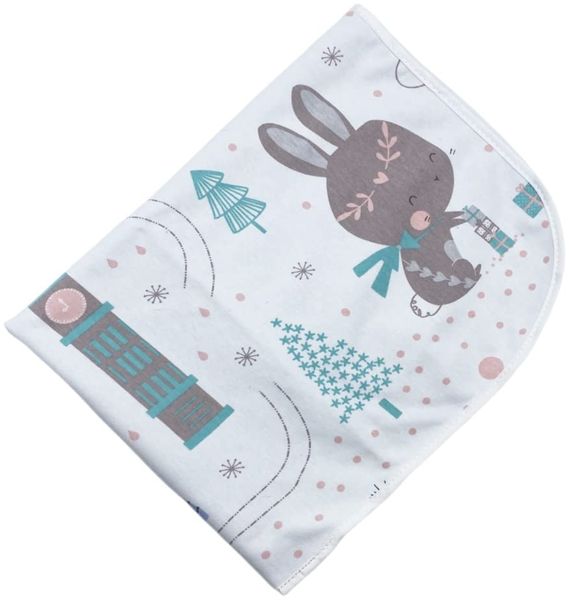 Sämann Wickelunterlage Wickelauflage für Unterwegs 50x70 - waschbar - wasserdicht Travel bunny