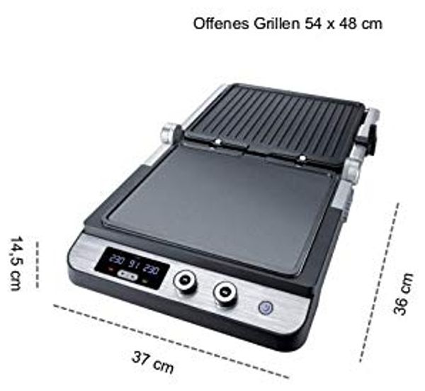 STEBA FG 120 Low-Fat-Grill Edelstahl / schwarz Edelstahl Bild 6