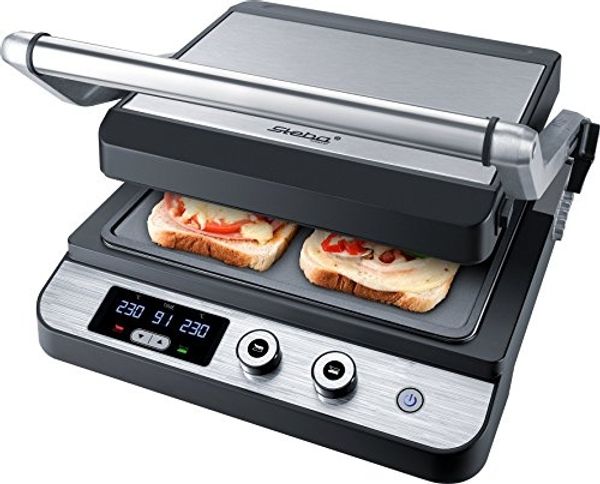 STEBA FG 120 Low-Fat-Grill Edelstahl / schwarz Edelstahl