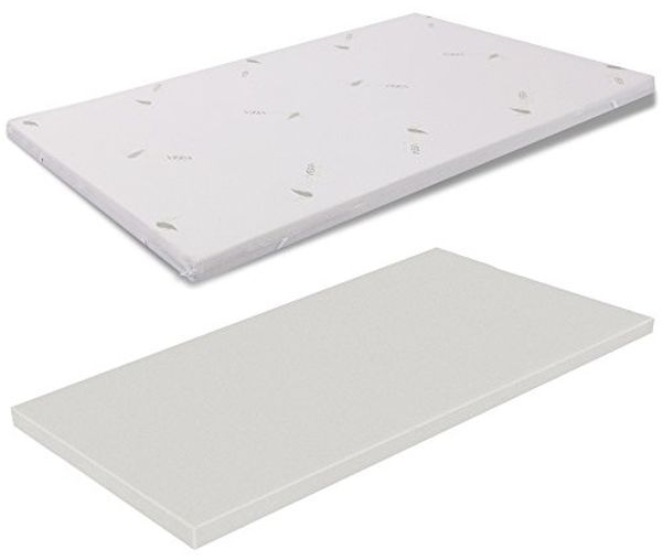 miasuite i sogni italiani Topper aus Memory Foam 130x190 - Höhe 3 cm, Abziehba, Aloe Vera, Medizinprodukt