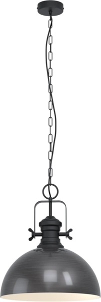 Eglo 43052 Pendelleuchte COMBWICH schwarz, creme E27 1X40W Ø40cm H:110cm dimmbar