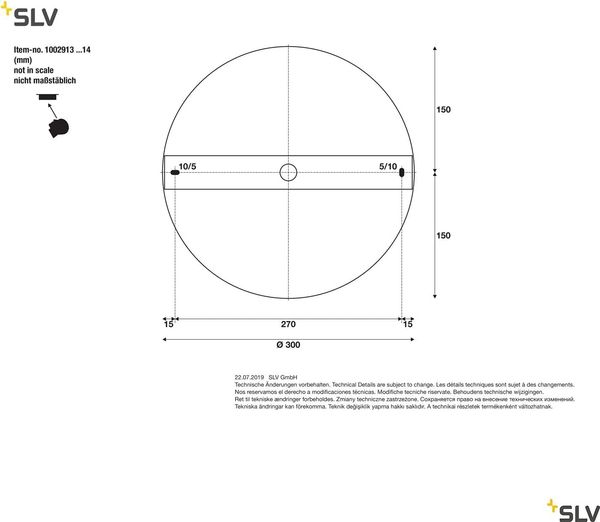 SLV Leuchte 1002913 ONE TRIO DALI Indoor LED Pendelleuchte schwarz Bild 7