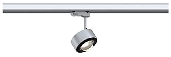 Paulmann 91388 ProRail3 LED Spot Aldan Silber,Schwarz 8,5W 65° 3. 000K dimmbar