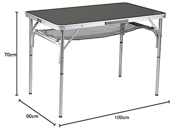 Bo-Camp Campingtisch 100x60 cm mit Netzablage Bild 2