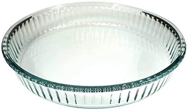 Pasabahce PB-159022 2-tlg. Borcam Auflaufformen, Rund, 1 x Ø 26 cm Höhe: 5cm 1 x Ø 32 cm Höhe: 5,5cm Spülmaschinen-, Mikrowellen-, Backofen- und Eisschrankgeeignet Bild 6