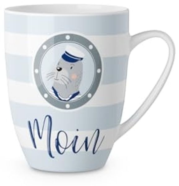 Kaffeetasse Kaffeebecher Tee Tasse Becher für dich 250ml la vida MEERFREUNDE Seehund 950852