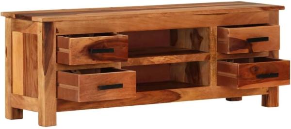 vidaXL TV-Schrank 110x30x40 cm Massivholz 247714