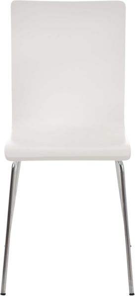 Besucherstuhl Pepe 4 Stühle Weiß Bild 5