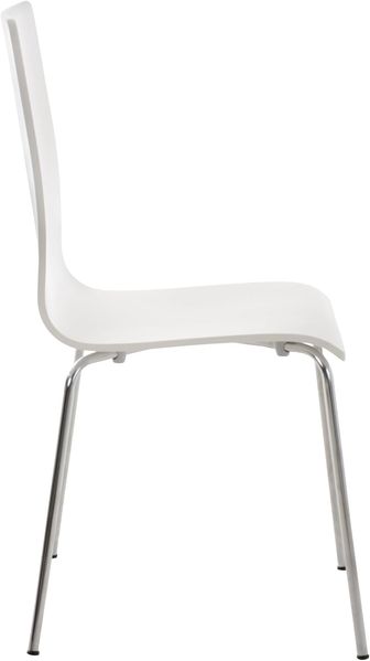 Besucherstuhl Pepe 4 Stühle Weiß Bild 6