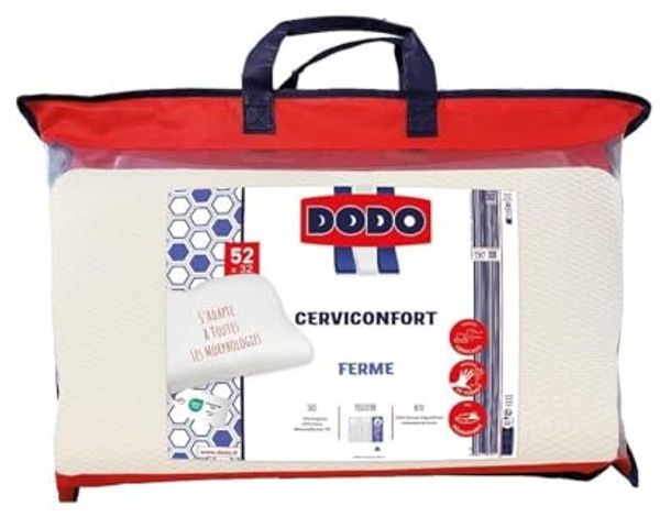DODO - PERFECT POSITION Kopfkissen StoffStoff Weiß - B 35 cm x H 10 cm x L 52 cm