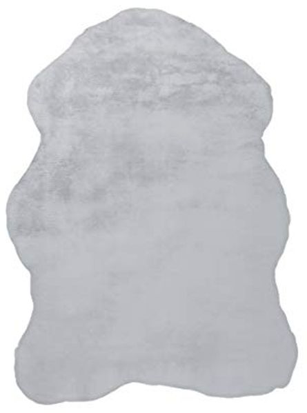 Arte Espina Teppich Rabbit Sheepskin 200 Grau / Blau 60x90 cm