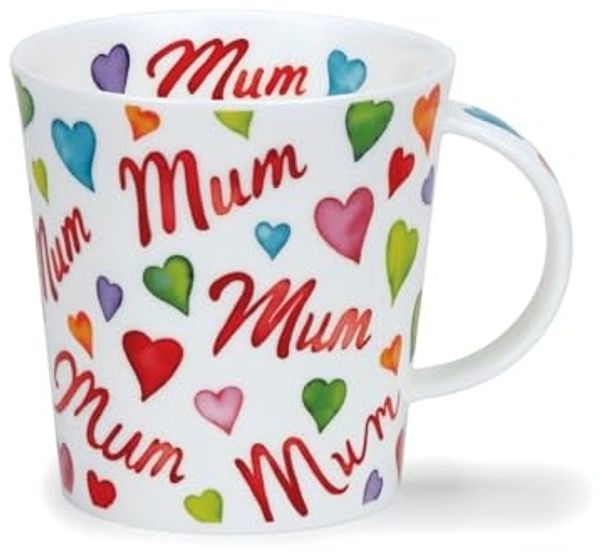 Dunoon Tasse Becher Cairngorm Mum Mutter 0,48l Fine Bone China Porzellan 480mll, 1-tlg, Porzellan, Spülmaschinengeeignet