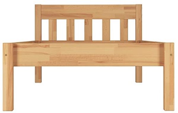Einzelbett Buchebett geölt Massivholz Jugendbett Futonbett 90x200 V-60. 83-09 Bild 6