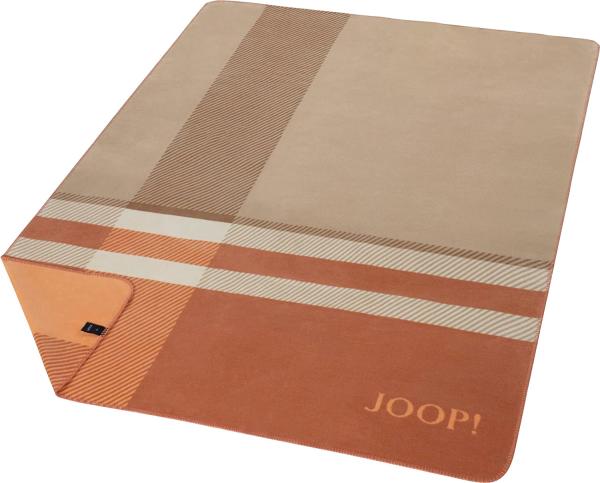 JOOP Wohndecke Modern|150x200 cm| kupfer