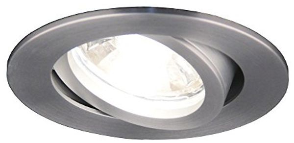s.luce GU10 Einbaustrahler True schwenkbar 230V Alu-Matt Alu-Gebürstet