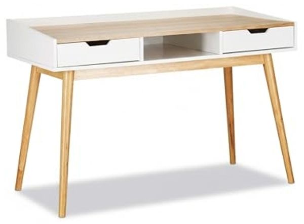 Relaxdays Schreibtisch 2 Schubladen Bild 5