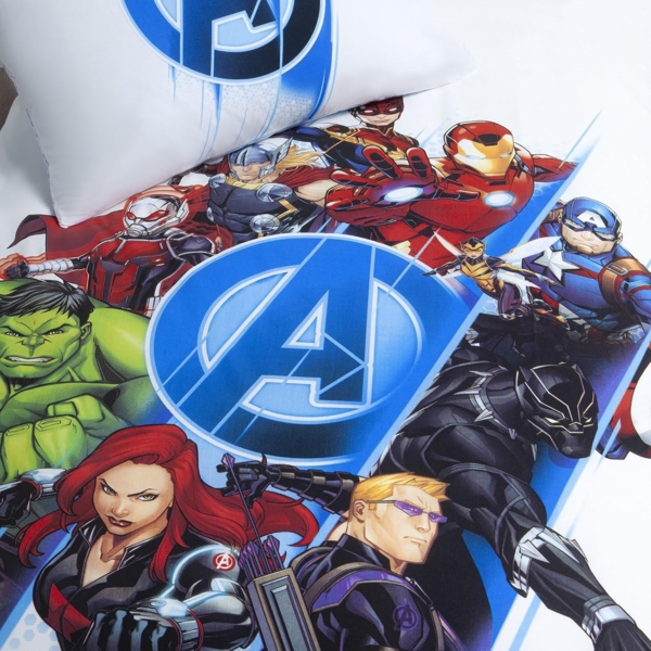 Disney Wendebettwäsche Disney Home Avengers Wendebettwäsche Set, 2 teilig, Mit Reißverschluss, 100% Baumwolle Bild 3