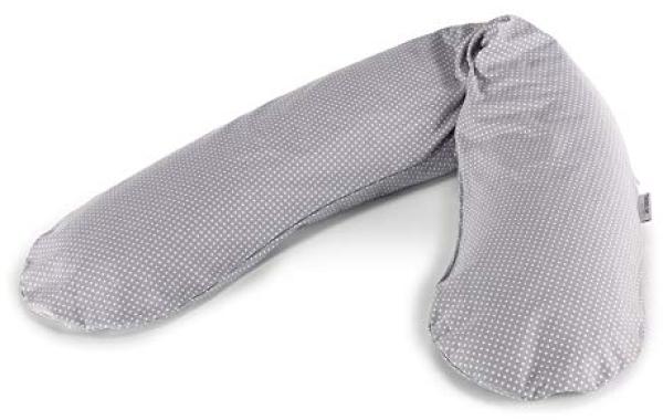 THERALINE 'Punkte' Stillkissen grau