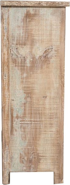 Biscottini Anrichte für Küche und Wohnzimmer 84 x 41 x 74 cm | Anrichte Küche aus recyceltem Holz | Sideboard Wohnzimmer Antikes Holz Bild 7