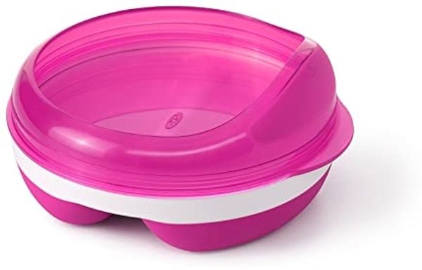 OXO Tot Teller mit 2 Fächern Pink Pink