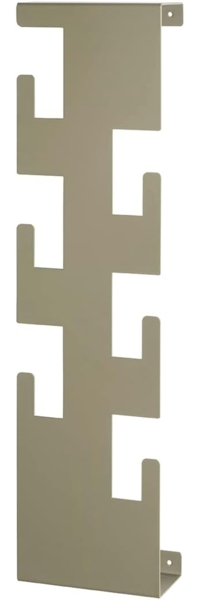 HAKU Möbel Wandgarderobe grün, Stahl - Maße: B 15 cm x H 60 cm x T 8 cm, Style: Modern