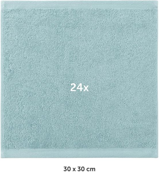 Blumtal Gästehandtücher 30x30cm - weich und saugstark, Frottee (24-St), 12er und 24er Set, 100% Baumwolle Bild 2