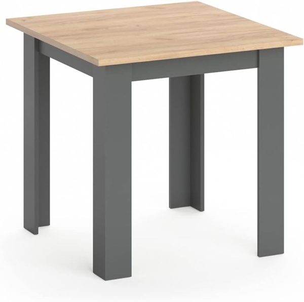 Vicco Esstisch Goldkraft Eiche 80 x 80 cm, Karlos
