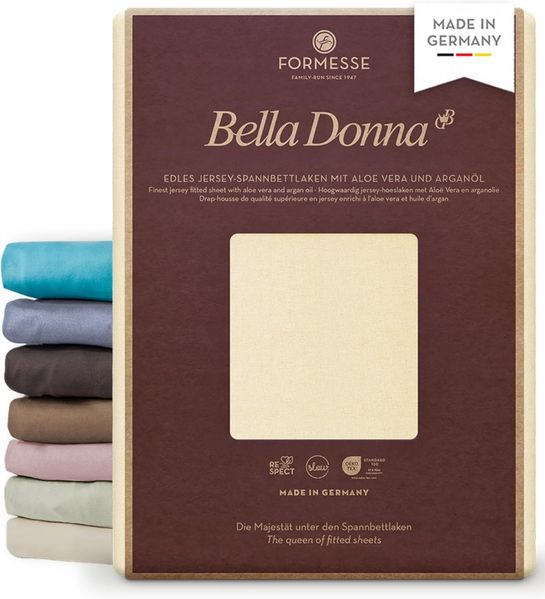 Formesse Bella Donna Boxspring Spannbettlaken Alto|200x220 - 200x240 cm| natur