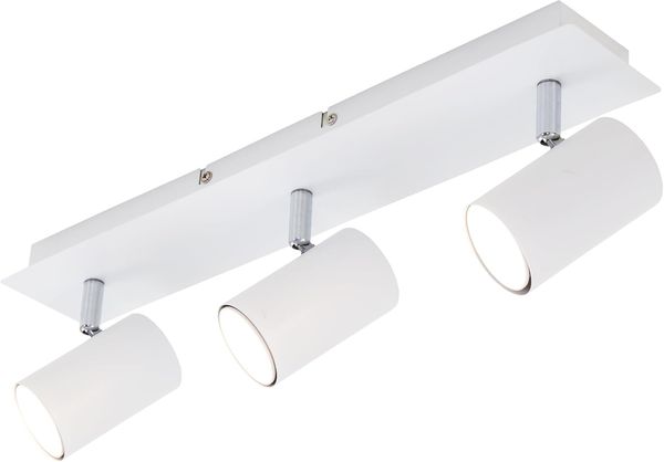 Briloner Leuchten LED Deckenspots 2857035 Run, ohne Leuchtmittel, Warmweiß, Deckenlampe, 45x8x12,3cm, max. 40W, GU10, Wohnzimmer, Flur, Büro