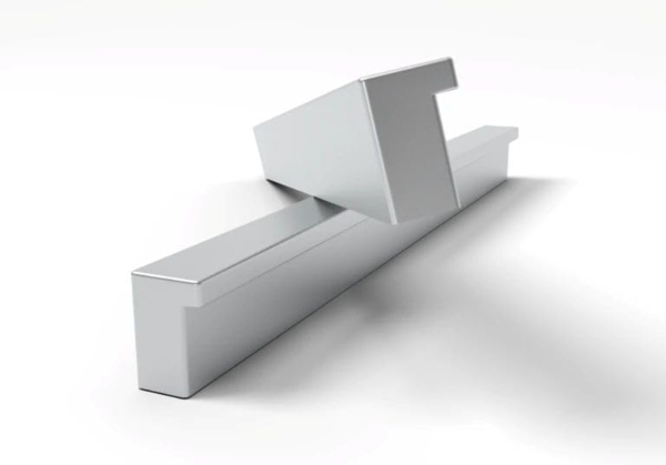 Schwebetürenschrank Szantal 3D mit Spiegel, Kleiderschrank mit DREI Schubladen, Kleiderstange und Einlegeböden, Schlafzimmerschrank, Schiebetüren, Modern Design (Sonoma/Sonoma) Bild 5