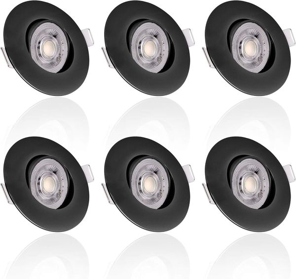 Maxkomfort LED Einbauleuchte Luxi, LED fest integriert, warmweiß, 3000K, Einbauspot