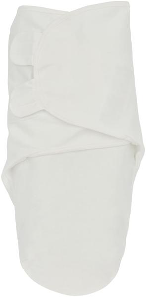 Meyco Baby Pucksack Swaddlemeyco Uni Offwhite (1 tlg), 0-3 Monate