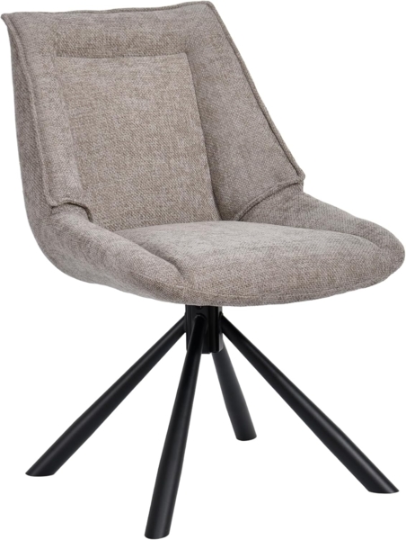 Duhome Esszimmerstuhl (8626A), 180° drehbar Rückstellfunktion Stuhl, Automatische Rückstellfunktion