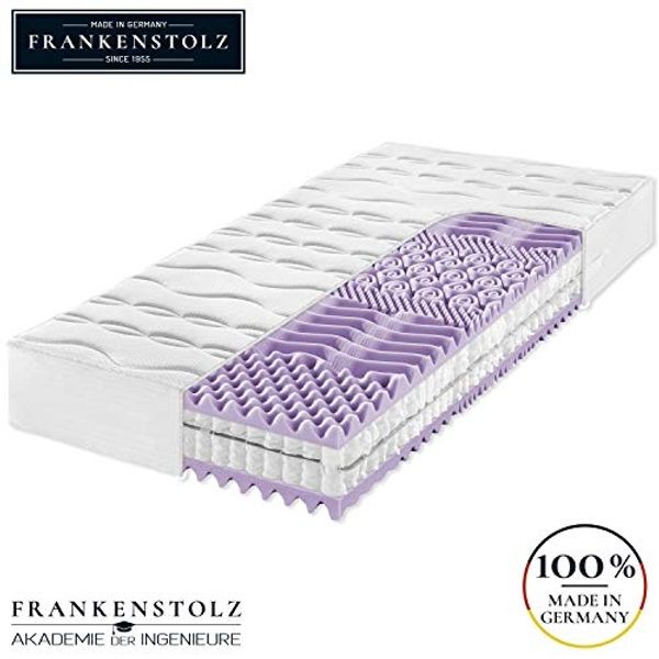 Frankenstolz Klima Matratze perfekt für Schwitzer - 180x200 cm, H5, Taschenfedern Bild 2